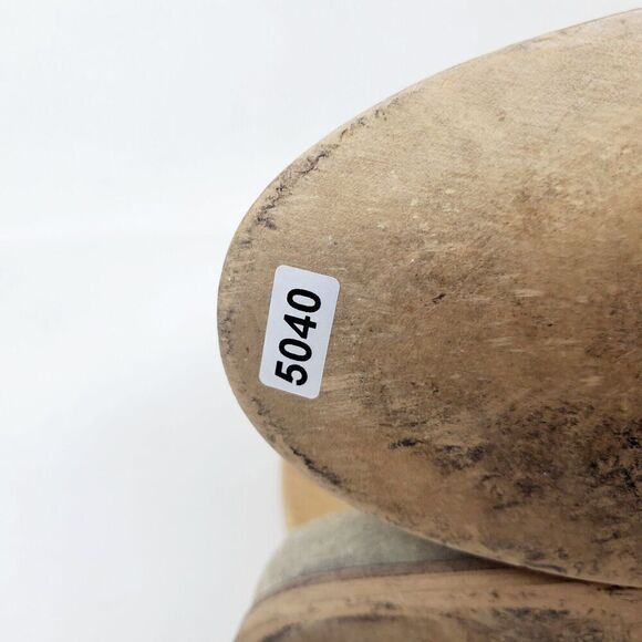 Matisse Ankle Boots Womens 7 Stryke Suede Slashed Western Moto Slouch Taupe - Picture 16 of 16